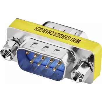 Renkforce SP-8821968 Adapter interfejsu kablowego/złącza D-Sub srebrny - żółty (SP-8821968)
