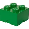 LEGO Storage Brick 4 Green, Pojemnik do przechowywania zielony