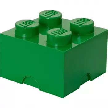 LEGO Storage Brick 4 Green, Pojemnik do przechowywania zielony