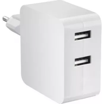 VOLTCRAFT SPS-2400/2+WH-N VC-11331785 Gniazdko USB-Ładowarka Prąd wyjściowy (maks.) 4800 mA 2 x USB (VC-11331785)
