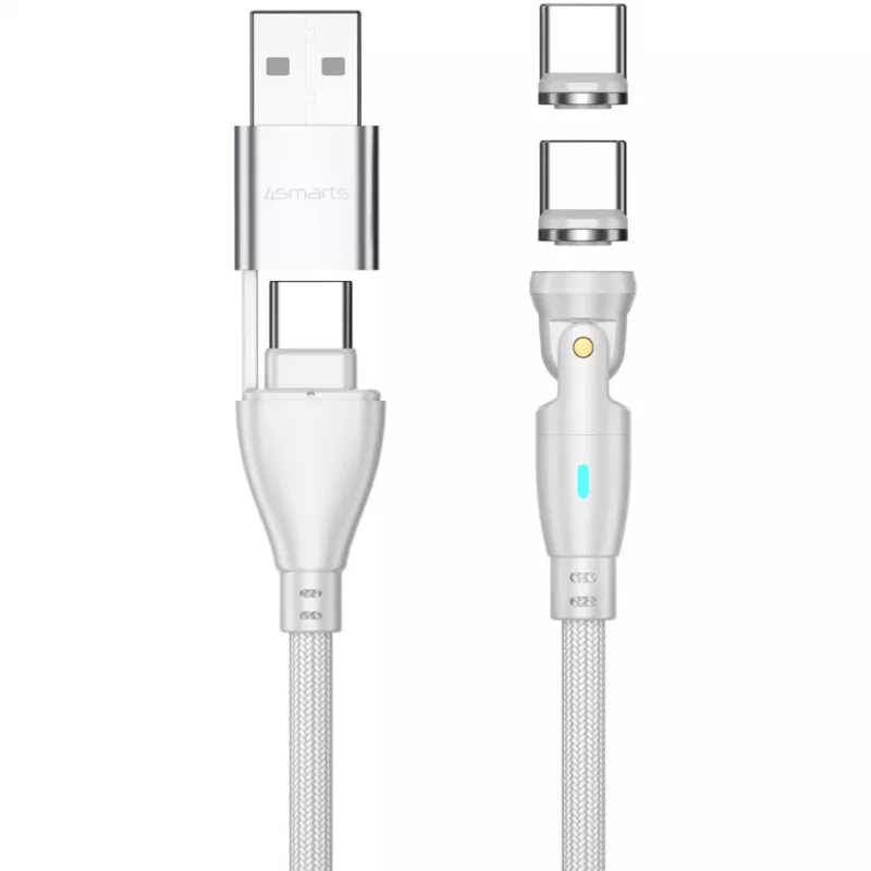Kabel USB 4smarts 541236 USB 2.0 1.8 m USB C Biały
