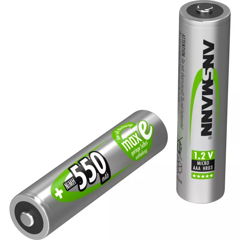 Bateria Ansmann Blister 4 x akumulator AAA 550 mAh