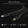 Kabel Lightning na USB‑C zielony Cell KABGC07, 1 m, czarny, Lightning (męski) na USB‑C (męski), 480 Mbps