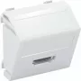 OBO Bettermann Multimedia Carrier HDMI MTS-HD S RW1 Gniazdo z wkrętem 45x45mm (6104814)