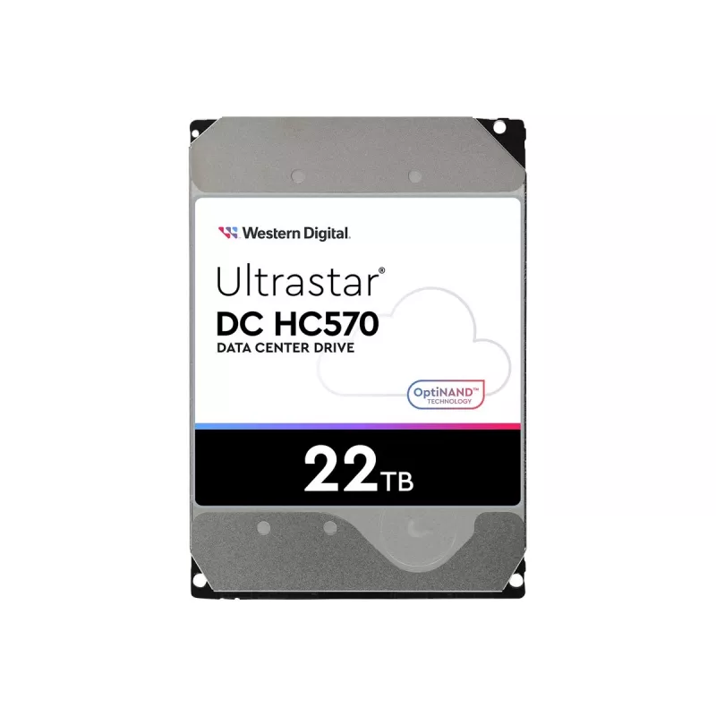 Dysk twardy 3.5 cala SAS Western Digital Ultrastar DH HC570 22 TB, 12 Gbit/s, 7200 RPM, 512 MB pamięci podręcznej