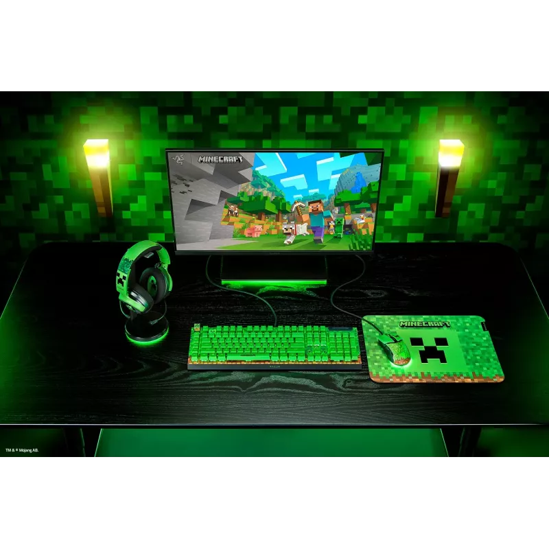 Przewodowy zestaw słuchawkowy dla graczy Razer Kraken V4 X — nauszne, 20–20000 Hz, kabel 1,8 m, 310 g, czarno-zielony