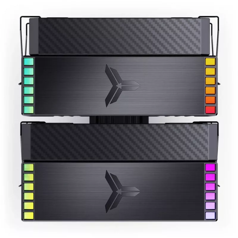 Chłodzenie procesora Jonsbo HX6280 PWM RGB 130 mm, czarne