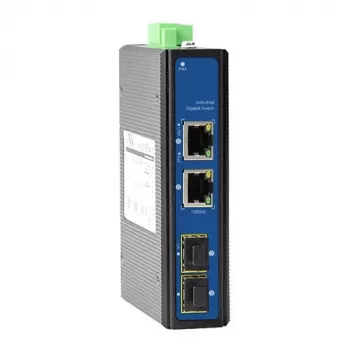 Przełącznik PoE 2-portowy 1000M z 2 portami SFP 1000M
