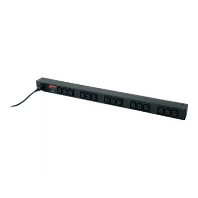 APC RACK PDU BASIC ZERO U 10A 230V listwa zasilająca (PDU) 15 gniazd AC 0U Czarna