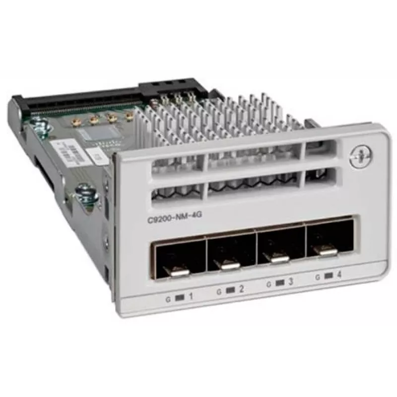 Moduł sieciowy CISCO Catalyst 9200 4 x 1G, część zamienna to produkt Cisco z naszej gamy modułów przełączników sieciowych. Kup online w RPA w DistriNode.