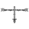 Wbudowany uchwyt na dwa monitory Deluxe Ergo Office, 17-32 cali, maks. 9 kg, ER-449