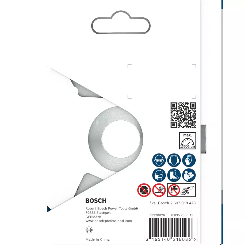 PRO Ceramiczna tarcza diamentowa do cięcia, Ø 115 mm (otwór 22,23 mm)