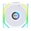 Lian Li UNI FAN SL Wireless LCD ARGB 120mm Biały 3-pak