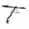 Uchwyt biurkowy do monitora GEMBIRD MA-DA3-03, 3-ramienny, sprężyna gazowa, VESA 75–100x100, obsługa 3 wyświetlaczy do 27 cali, maks. 18 kg, czarny