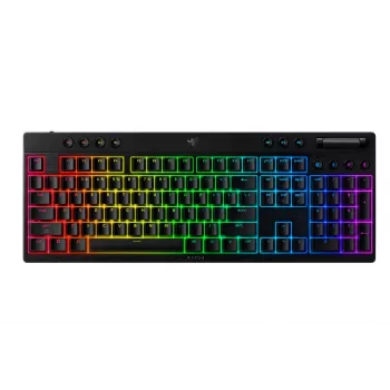 Klawiatura gamingowa Razer CzarnyWidow V4 Low-profile Wireless — niskoprofilowe klawisze mechaniczne, Bluetooth i 2.4 GHz