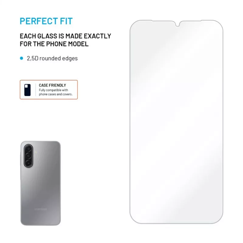 Szkło ochronne FIXED do Samsung Galaxy A17 4G/5G — hartowane szkło, przezroczyste