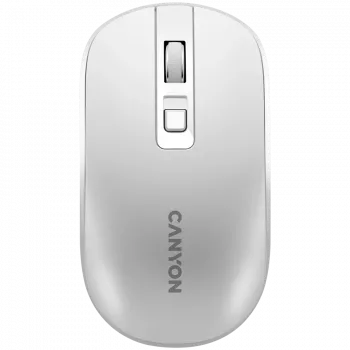 Mysz CANYON MW-18 Wireless Charge Pearl biały