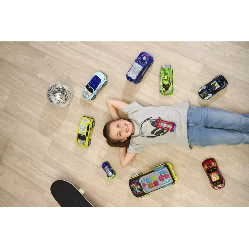 Samochód Dickie Toys Mercedes-Benz E-Class Beat Spinner Niebieski 3 Baterie AA