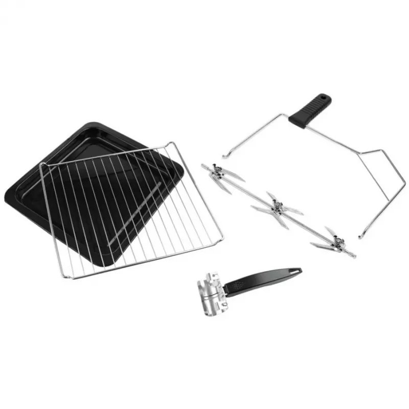 Mini piekarnik Rommelsbacher BG 1805/E Stal nierdzewna – 42 L, 80–230 °C, 7 trybów, rożen