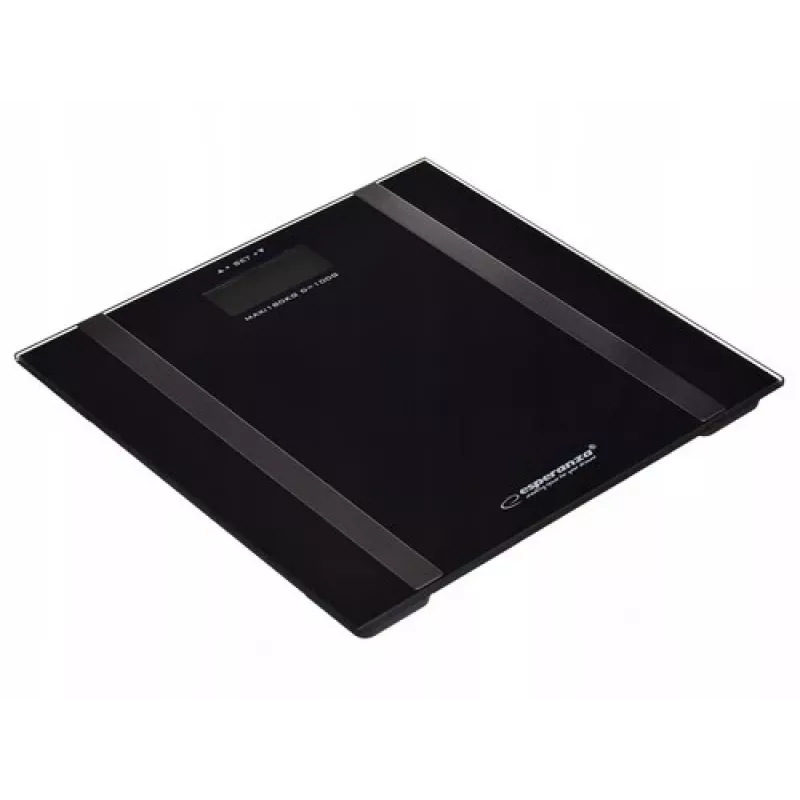 Osobista waga łazienkowa Esperanza EBS018K - elektroniczna, 180 kg, czarna