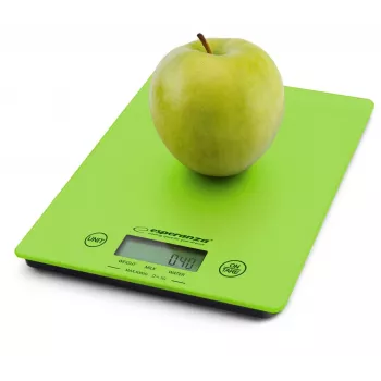 Esperanza EKS002G kitchen scale Elektroniczna waga kuchenna Zielony,Żółty Blat Prostokąt