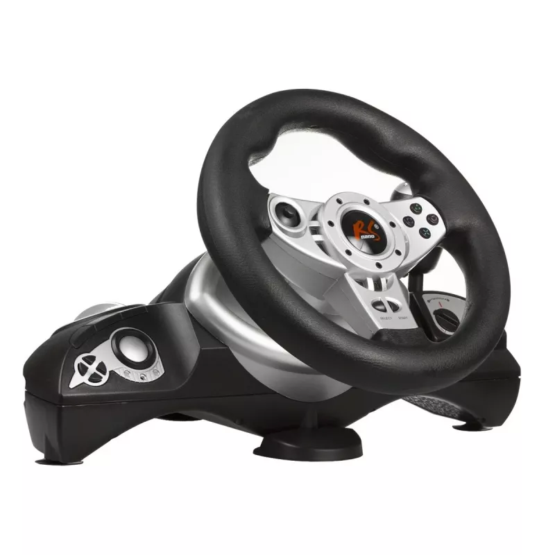 Kierownica nano rs RS700 przewodowa USB obrót 270°, 10 przycisków, pedały, wibracje, kabel 1,8 m