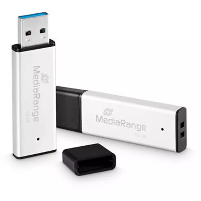 Pamięć USB MediaRange MR1904 512 GB USB Type-A 3.2 Gen 1 (3.1 Gen 1) Czarny/Srebrny