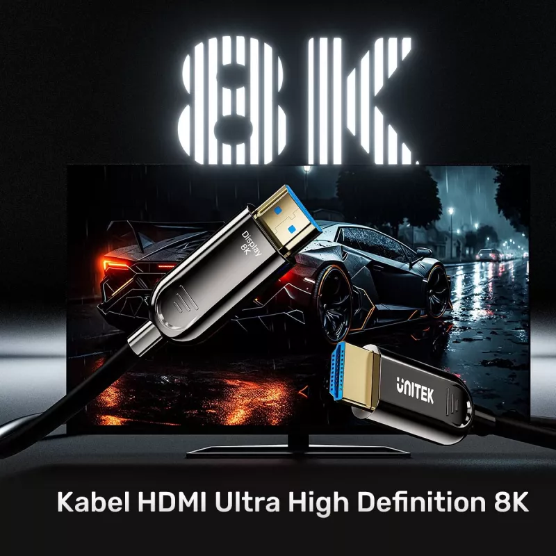 UNITEK OPTICAL CABLE HDMI 2.1 AOC 8K 120HZ 5M