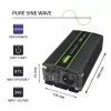Przetwornica samochodowa Qoltec Monolith 2000 W Czarna 24 V