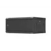 Wall-mount 19 inch rack cabinet LANBERG 4U 600x450 mm Czarny with metal door