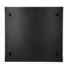 EXTRALINK LITE 9U 530X400 CZARNA SZAFKA RACK DO MONTAŻU NA ŚCIANIE Z PÓŁKĄ