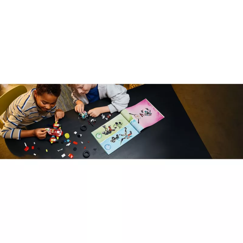 LEGO DREAMZZZ 71497 Mech Tygrysa Coopera i Samochód Hot Rod Zero