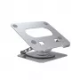 Podstawka pod laptopa Unitek OT180SL01 Aluminium dla ekranów 25,4–40,6 cm (10–16 cali), obrót 360°, pochylenie 0–180°