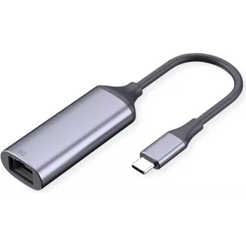 VALUE USB3.2 Gen2 Type C - 5 Gigabit Ethernet Converter - cyfrowy/dane (12.99.1128)