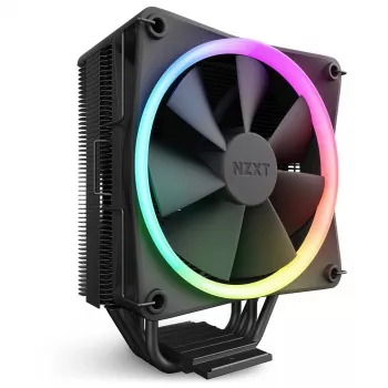 NZXT T120 RGB Chłodzenie procesora powietrzne 12 cm Czarny 1 szt.