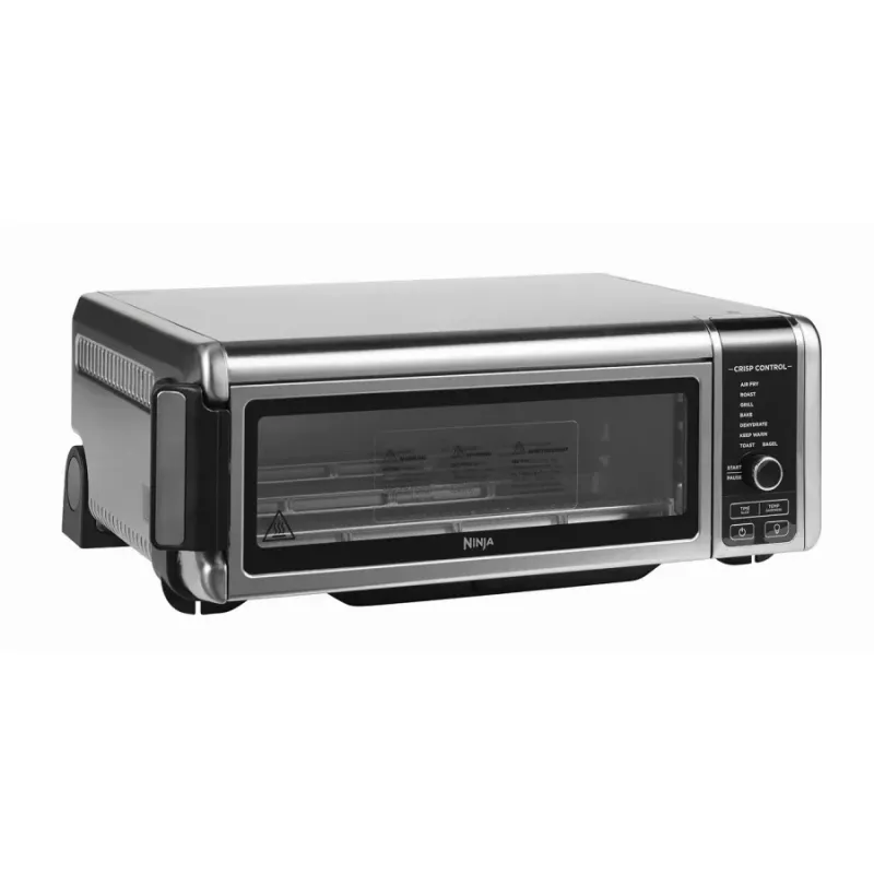 Ninja SP101 Pojedynczy 10 l Wolnostojąca frytkownica powietrzna 2400 W Czarny, Stal nierdzewna