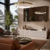 Szafka pod telewizor Cama LIVERTI 200x42x48 cashmere