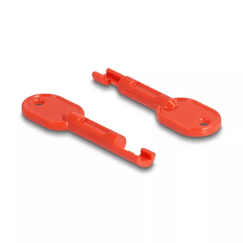 Blokada portu DeLOCK 20929 RJ45 10 sztuk Czerwona