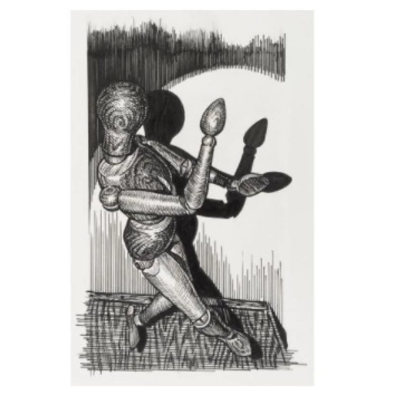 Zestaw ołówków mechanicznych Faber-Castell 167154 — 6 szt., czarny plastikowy korpus, czarny wkład