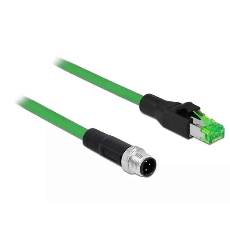 Kabel sieciowy DeLOCK 85438 RJ45 Ethernet Cat6 2m Czarny