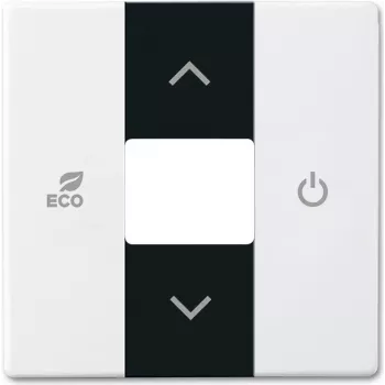 Busch-Jaeger 2CKA006220A0076 Cover Plate for Sensor Holder & -Socket Czarny - Biały (2CKA006220A0076)