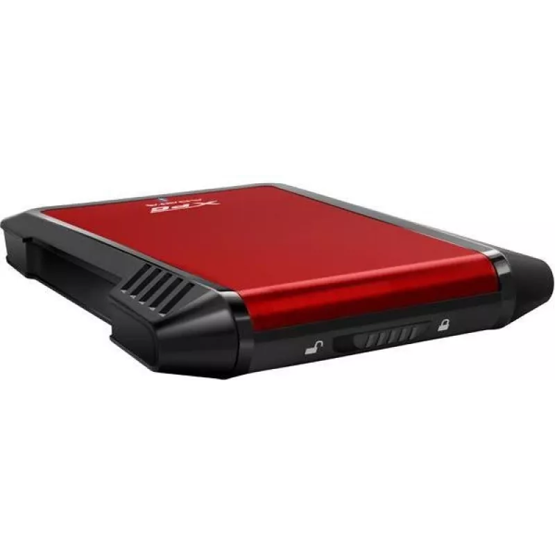 ADATA EX500 HDD/SSD enclosure Czarny, czerwony 2.5 inch