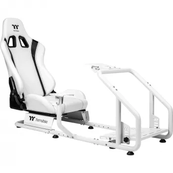 GR300 Racing Simulator Cockpit, Sim Rig (biały)