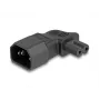 Zasilacz DeLOCK 80473 C14 na C7 2,5 A 90° czarny