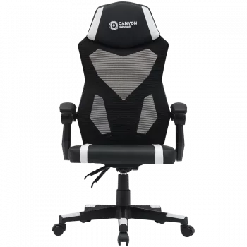 CANYON fotel gamingowy Flow MCH01 Mesh Czarny Biały