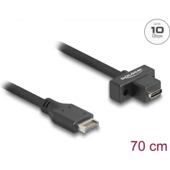 DeLOCK Kabel USB Typ-E Key A 20-pin męski do USB Typ-C żeński 70 cm