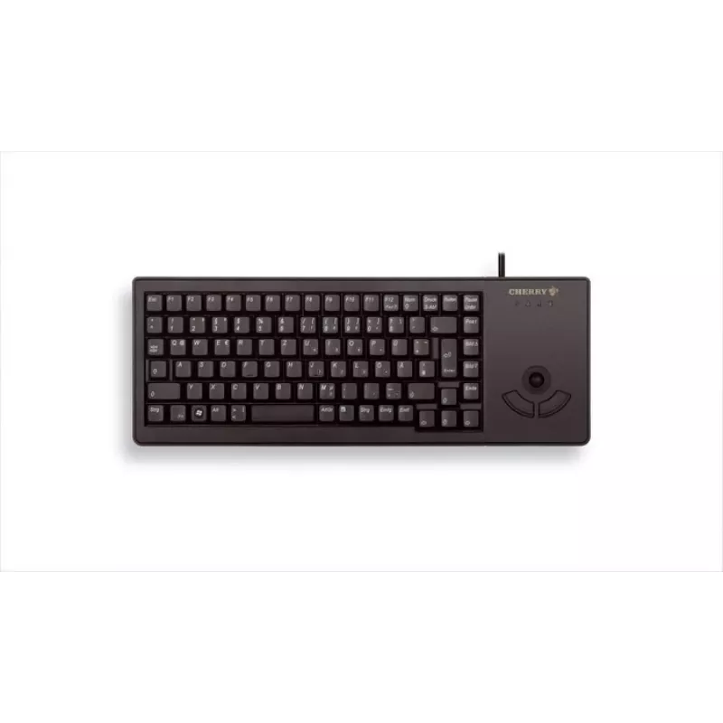Klawiatura CHERRY XS Trackball uniwersalna USB QWERTY US English czarna