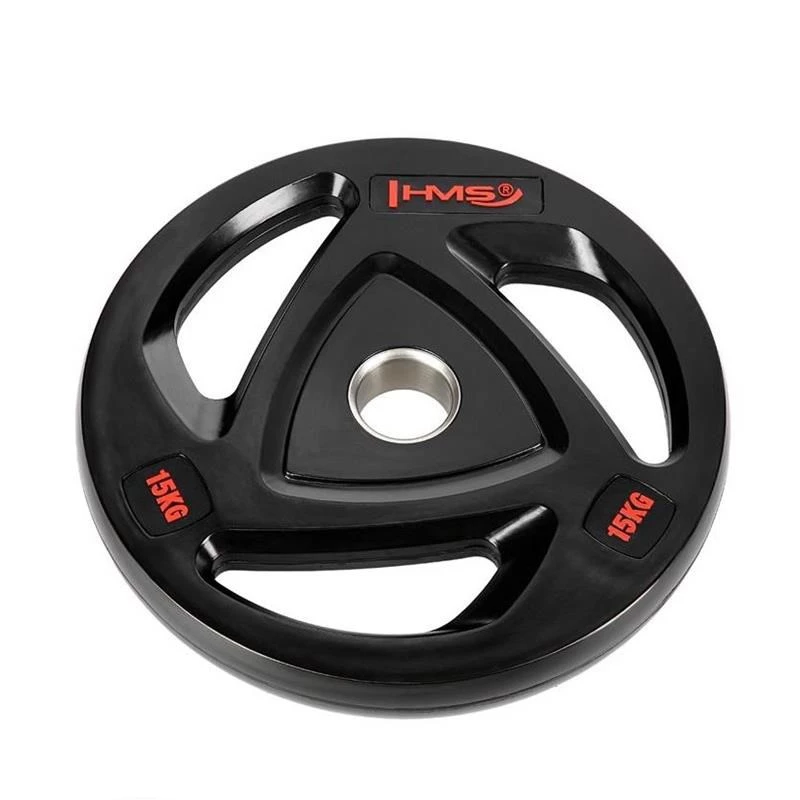 HMS Fitness TOX15 1 szt. Olimpijski gumowany talerz obciążeniowy