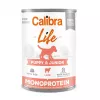 Mokra karma dla psa Calibra Puppy & Junior Lamb & Rice — 400 g, pełnowartościowa karma mokra dla szczeniąt z alergiami, białko 9,5%, tłuszcz 7,5%