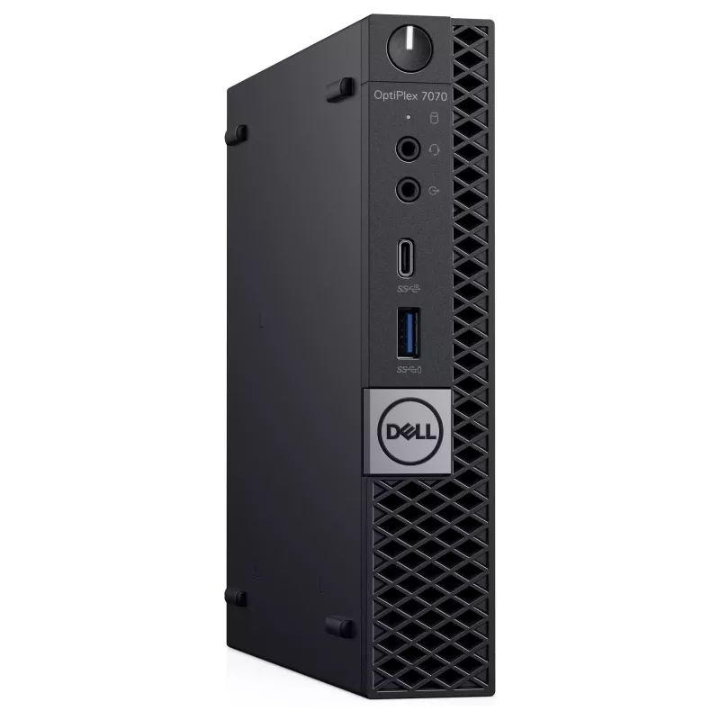 Mini PC tecXL OptiPlex 7070 MP (odnowiony) — Intel Core i3-9100T, 16 GB DDR4, 256 GB SSD, Windows 10 Pro, MFF